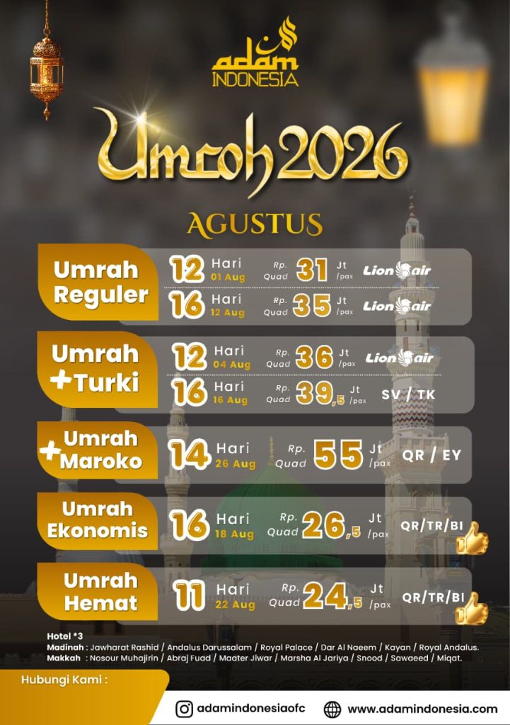 umroh agustus 2026